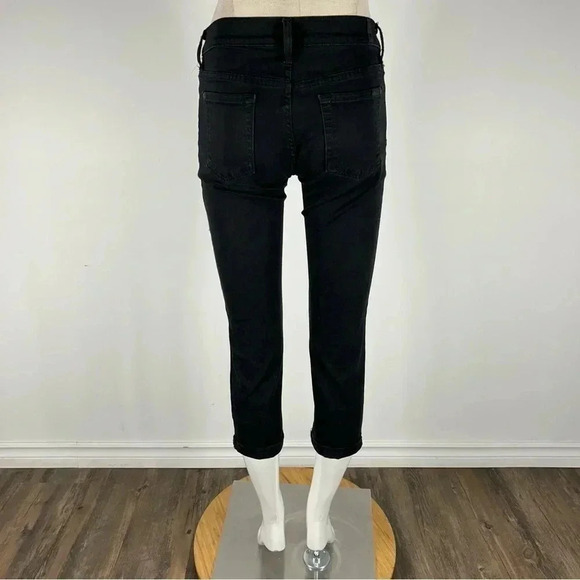 ❤️ 7 for all mankind the skinny crop and roll jeans  25x23 - Picture 6 of 12